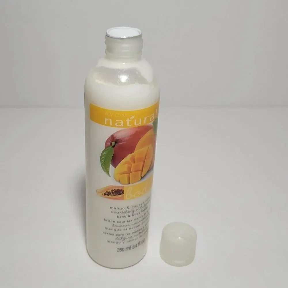 Avon Naturals Hand Body Lotion Mango‎ & Papaya Nectar 8.4oz Full Size New Sealed